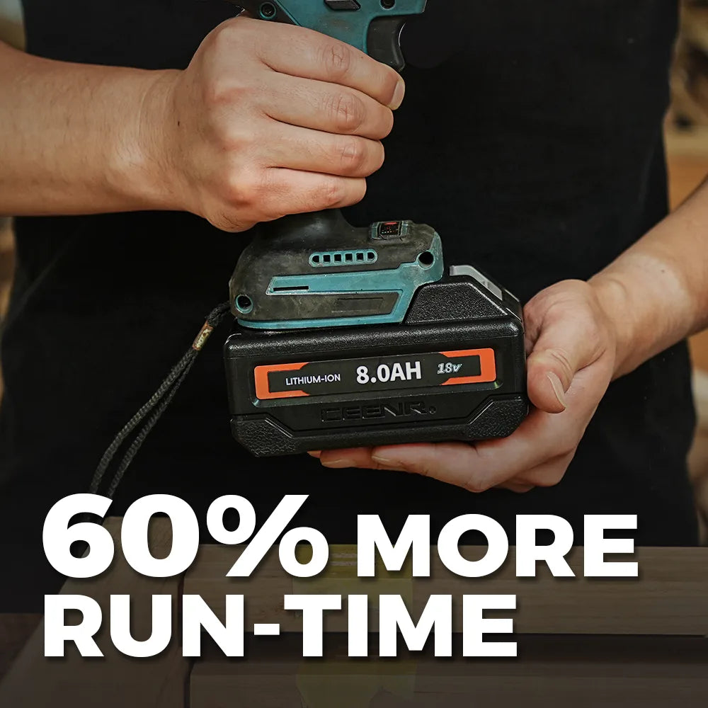 CEENR 8,0Ah Akku für Makita 18V | Ersatz für Modell BL1860B