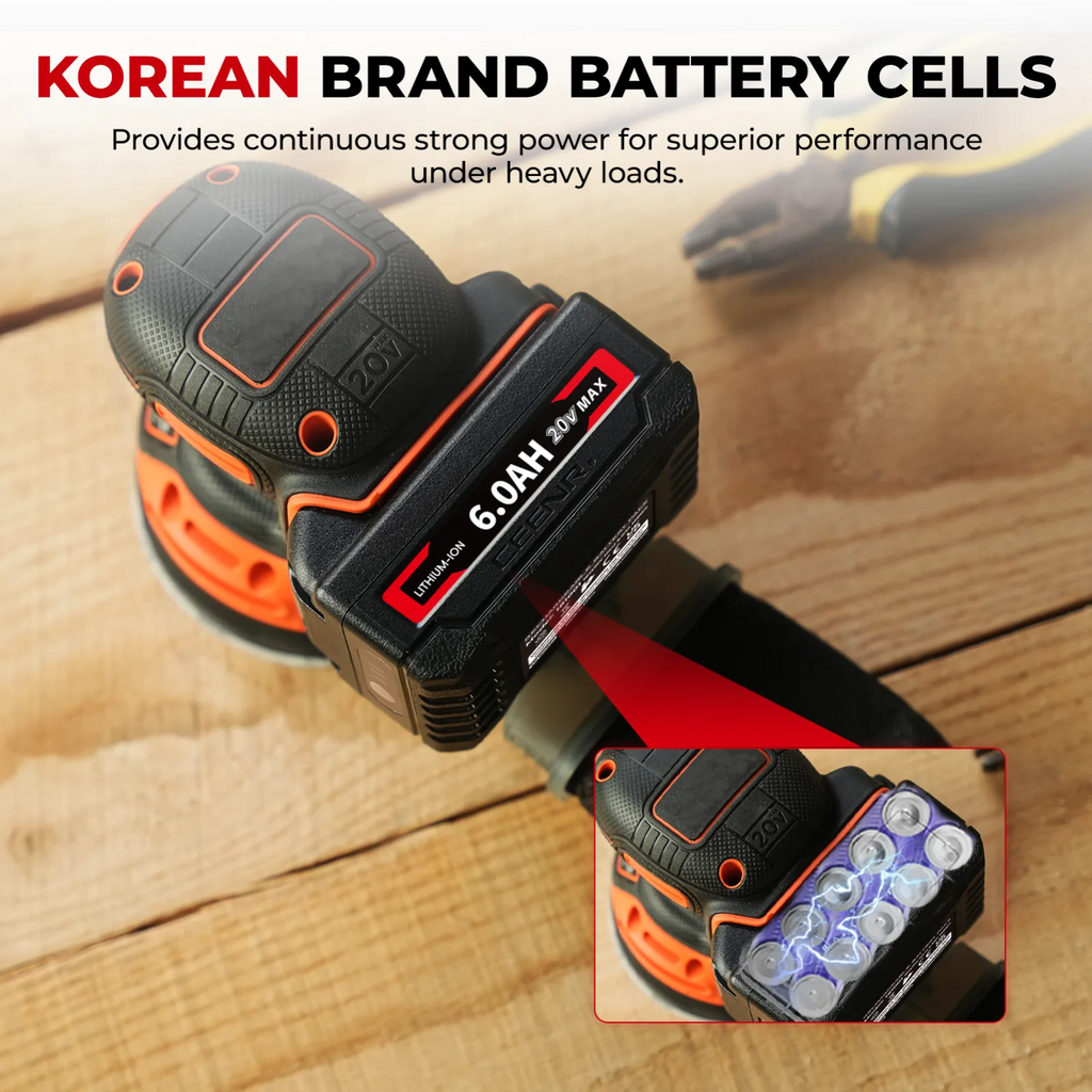 CEENR 6,0Ah Akku für BLACK+DECKER 18V (20V Max) | Ersatz für Modell LBXR20