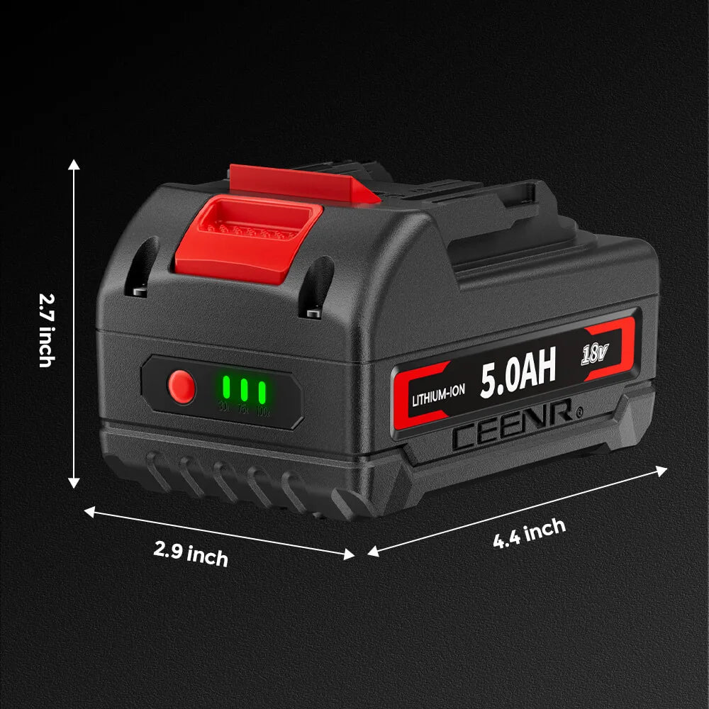 CEENR 5,0Ah Akku für Makita 18V | Ersatz für Modell BL1860B