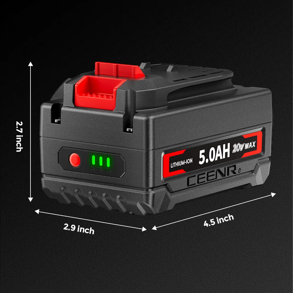 CEENR 5,0Ah Akku für Craftsman 20V Max | Ersatz für Modell V20