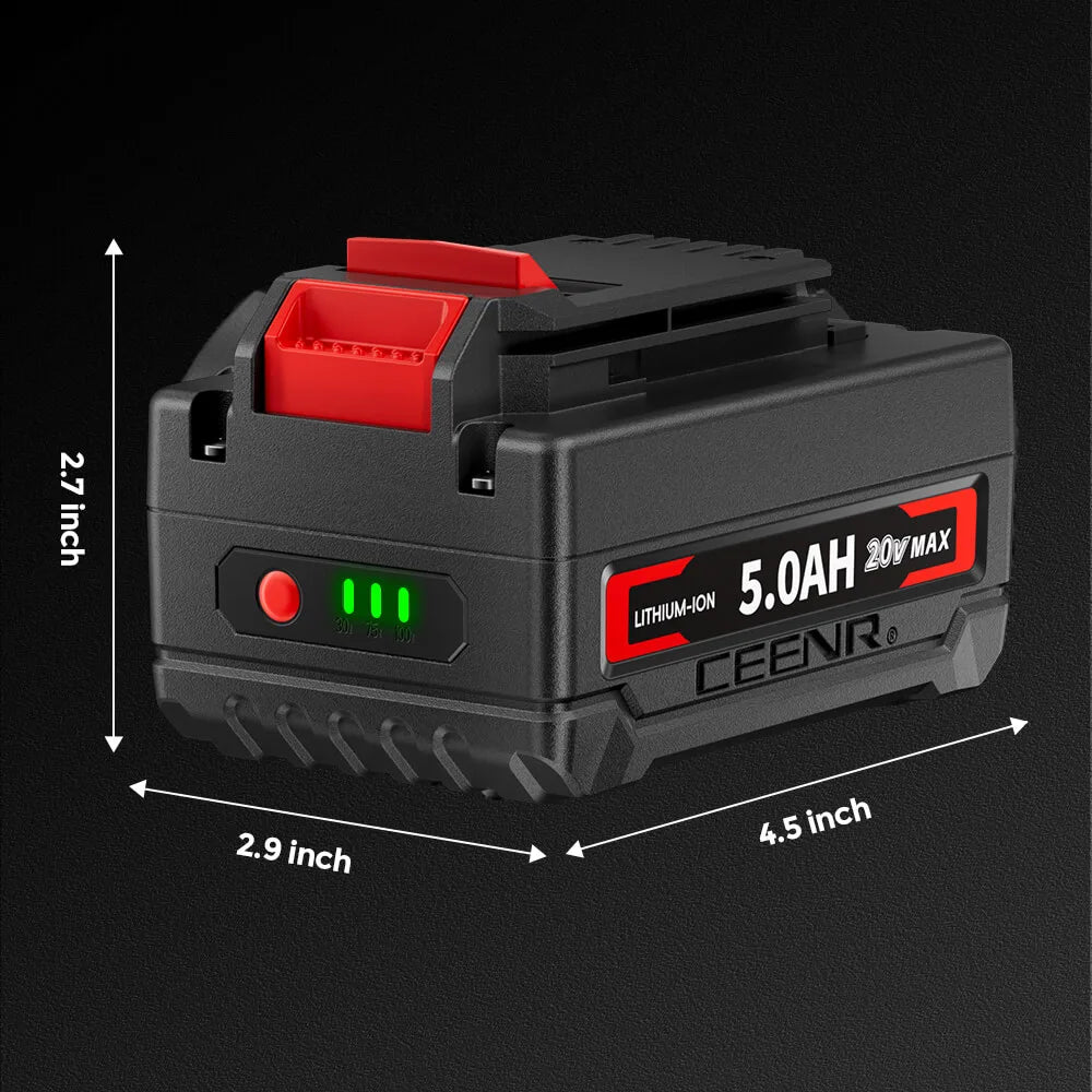 CEENR 5,0Ah Akku für Porter Cable 20V Max | Ersatz für Modell PCC685