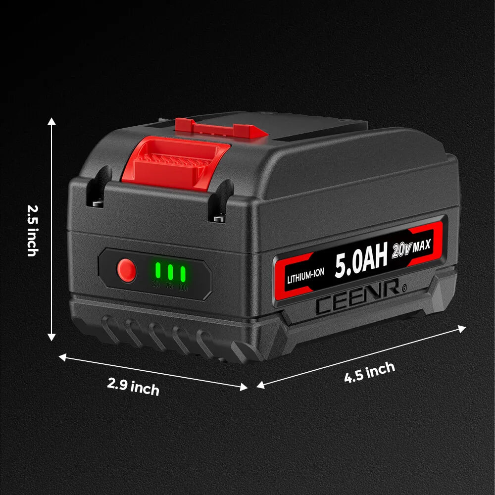 CEENR 5,0Ah Akku für Worx 20V Max | Modell WA3520