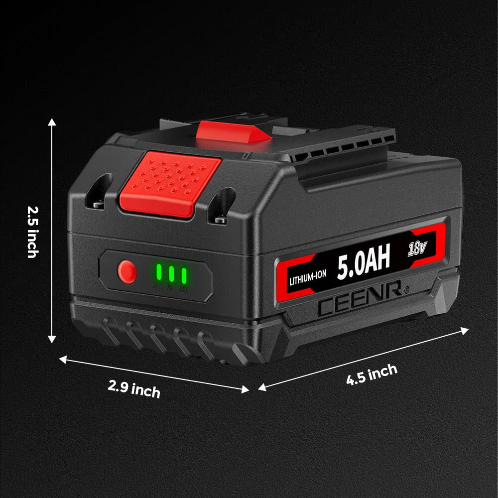 CEENR 5,0Ah Akku für Bosch 18V | Ersatz für Modell BAT610G