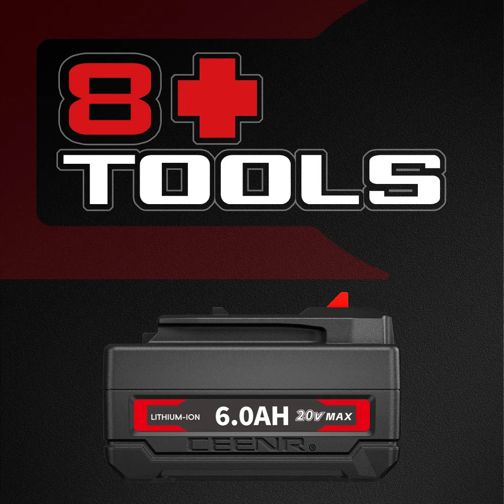 CEENR 6,0Ah Akku für Craftsman 18V (20V Max) | Ersatz für Modell V20
