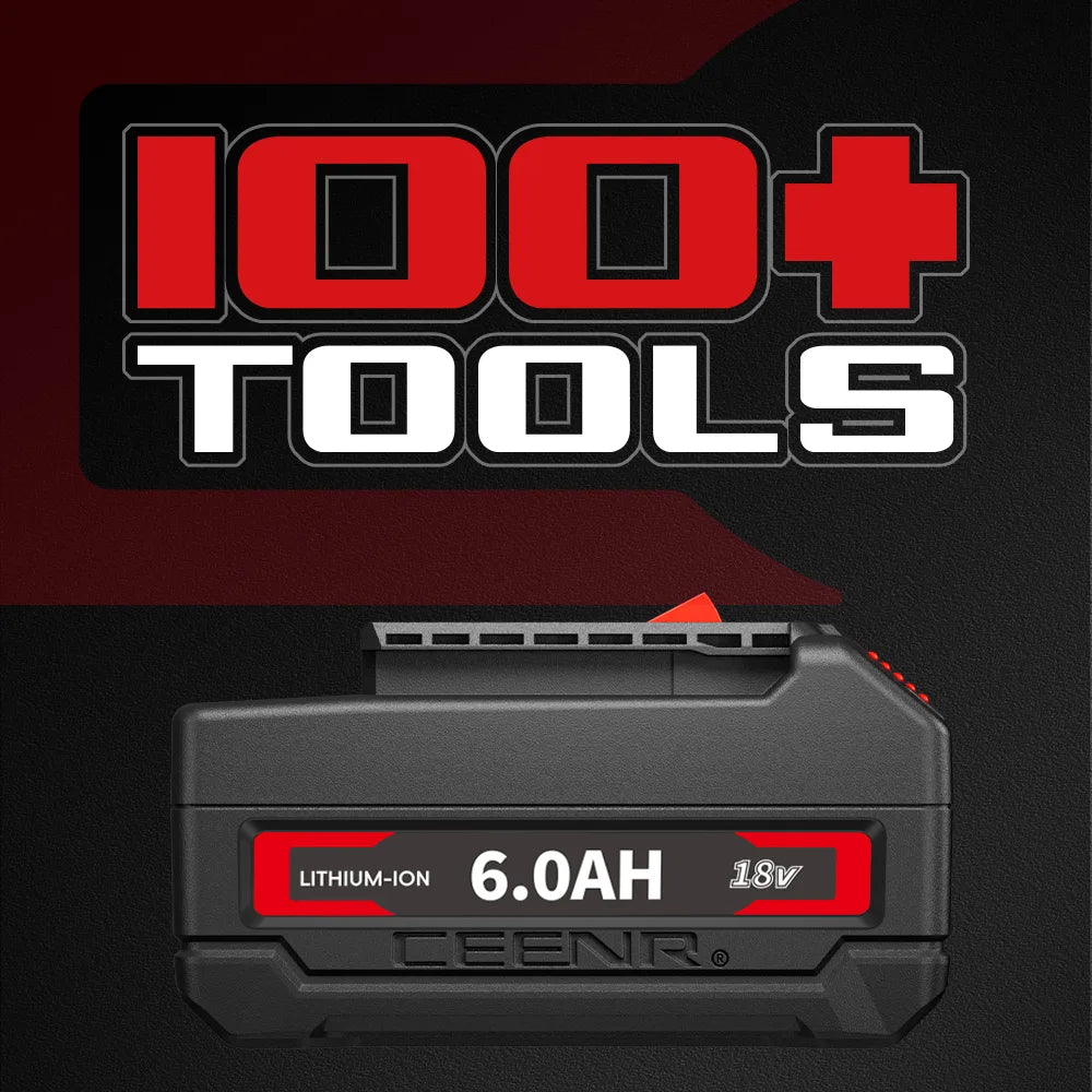 CEENR 6,0Ah Akku für Bosch 18V | Ersatz für Modell BAT610G