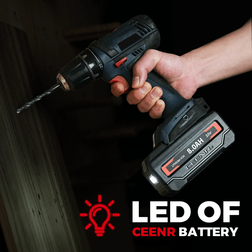 CEENR 8,0Ah Akku für Bosch 18V | Ersatz für Modell BAT610G