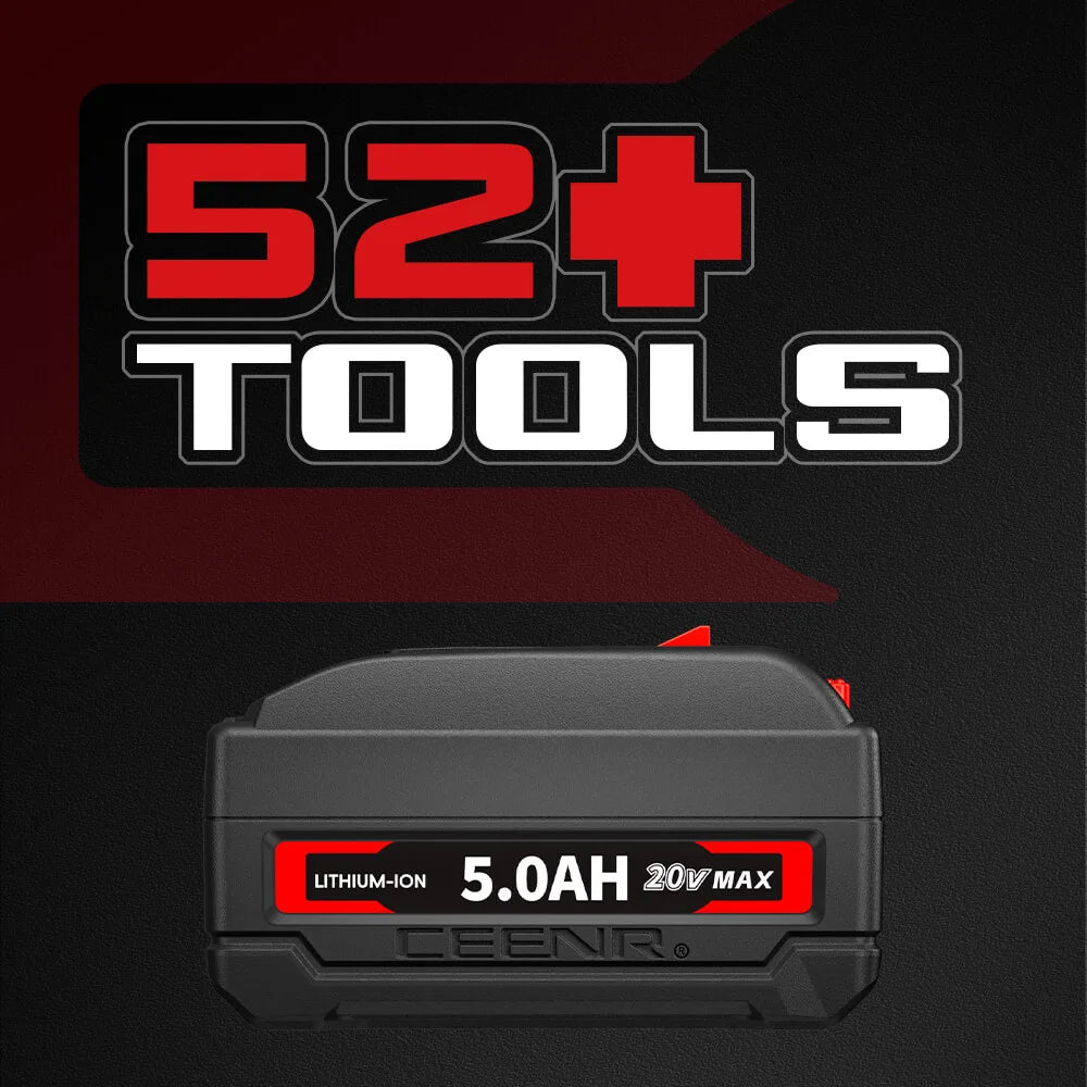 CEENR 5,0Ah Akku für Worx 20V Max | Modell WA3520