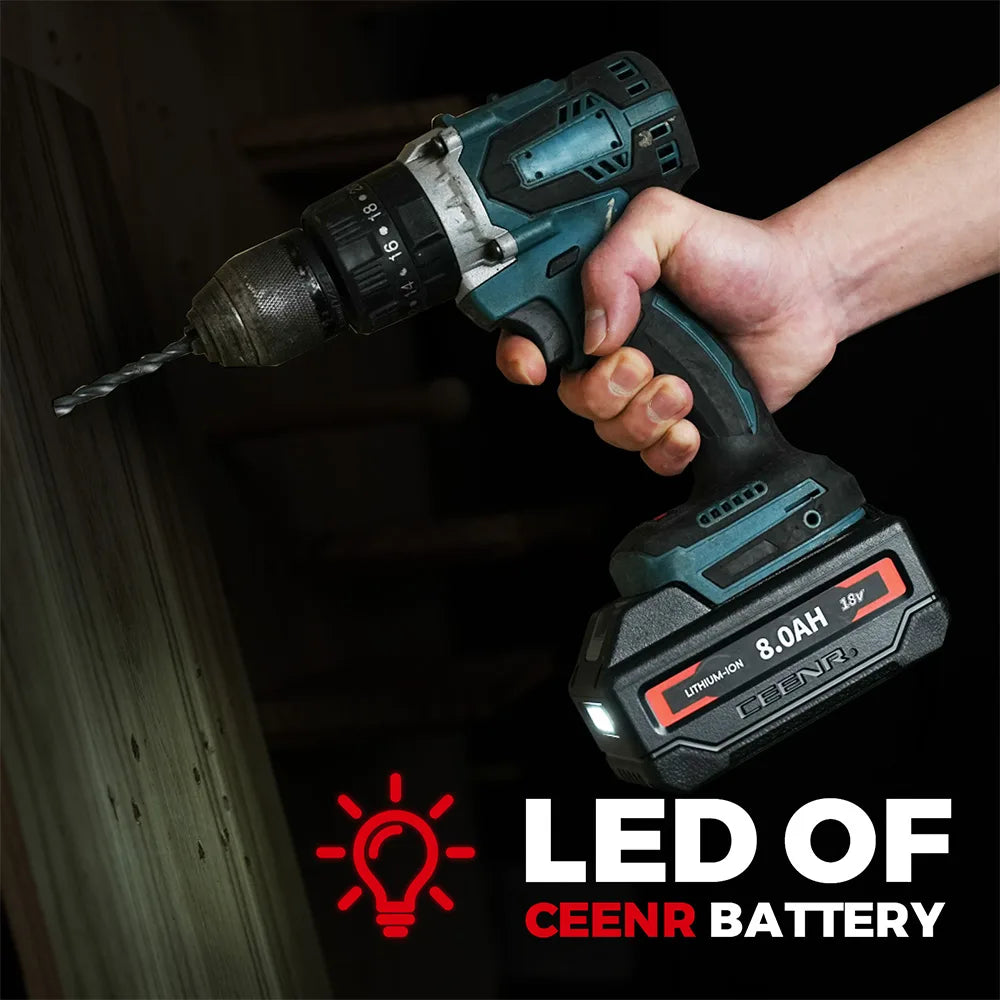 CEENR 8,0Ah Akku für Makita 18V | Ersatz für Modell BL1860B