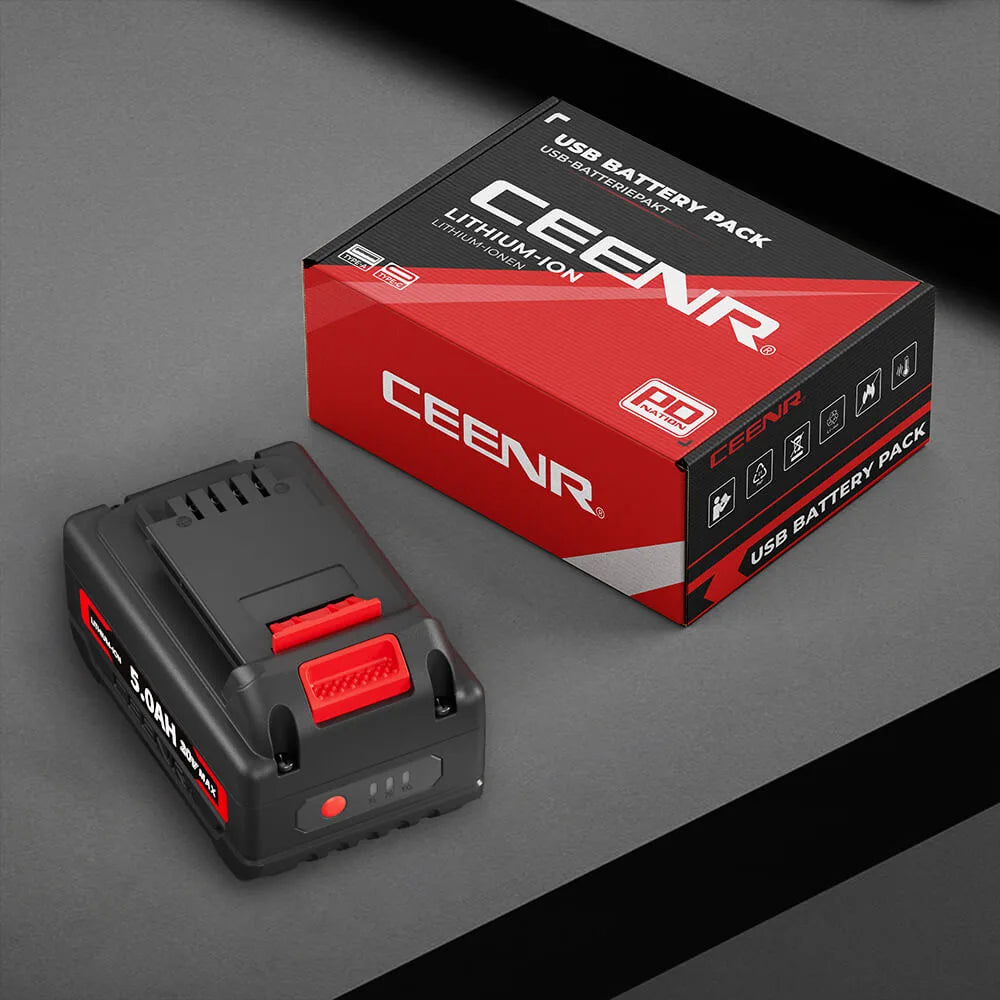 CEENR 5,0Ah Akku für BLACK+DECKER 18V (20V Max) | Ersatz für Modell LBXR20