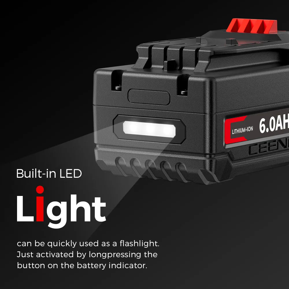CEENR 6,0Ah Akku für Craftsman 18V (20V Max) | Ersatz für Modell V20