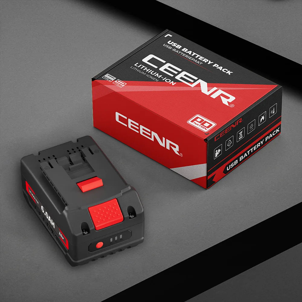 CEENR 6,0Ah Akku für Bosch 18V | Ersatz für Modell BAT610G