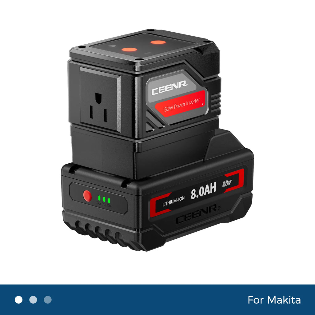 CEENR 150W Wechselrichter — Strom überall mit Ihrem Makita 18V Akku