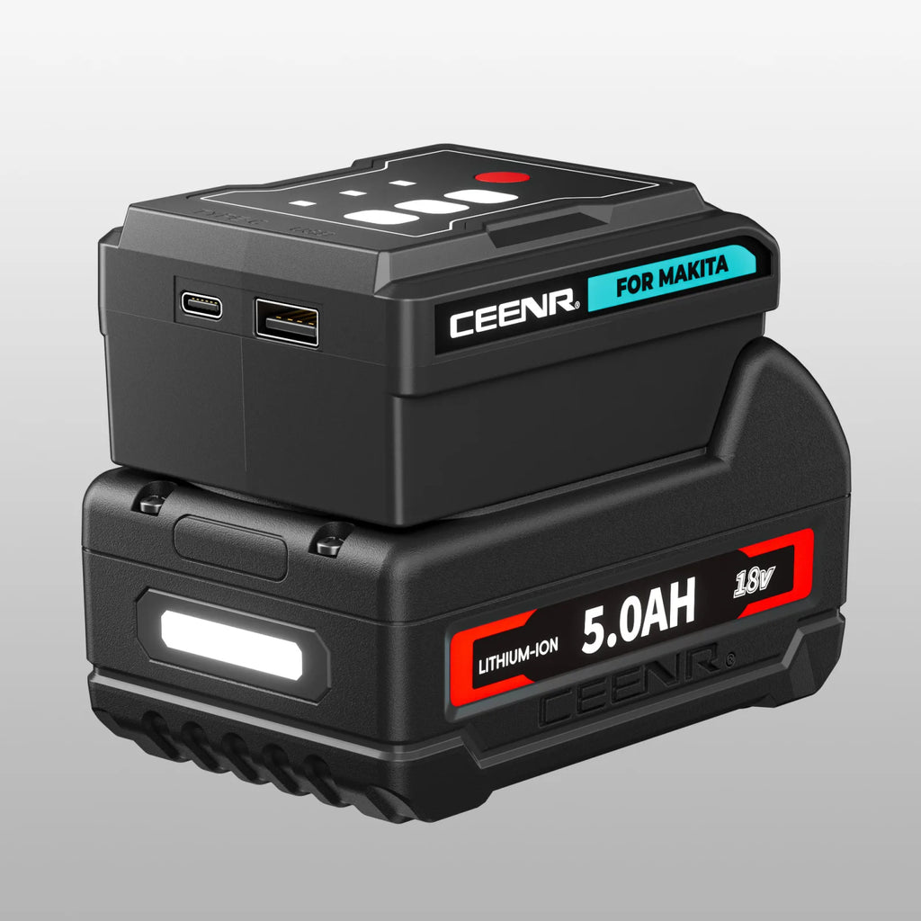 CEENR 45W USB-C-Powerbank-Adapter für Makita 18V Akkus