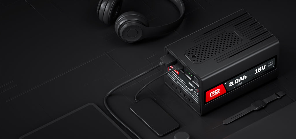 CEENR PDnation™ 8,0Ah Universal-Werkzeugakku — 1.600+ Werkzeuge, 100W USB-C