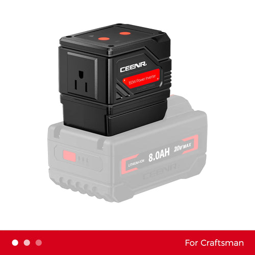 CEENR 150W tragbarer Wechselrichter für Craftsman 20V Max Li-Ion Akkus