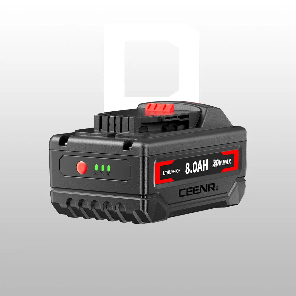 CEENR 8,0Ah Akku für DeWalt 20V Max | Ersatz für Modell DCB200