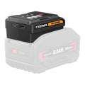 CEENR 45W USB-C-Powerbank-Adapter für Worx 20V WA3520 Akkus