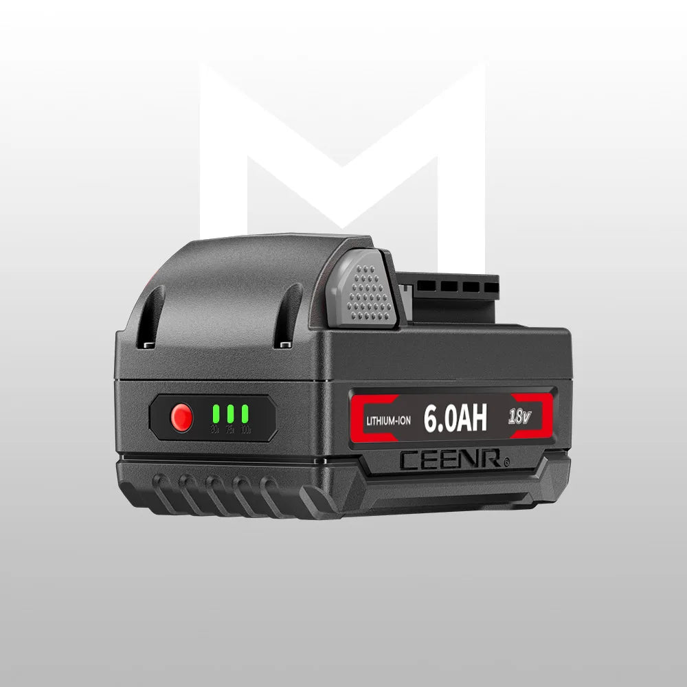 CEENR 6,0Ah Akku für Milwaukee 18V | Ersatz für Modell M18