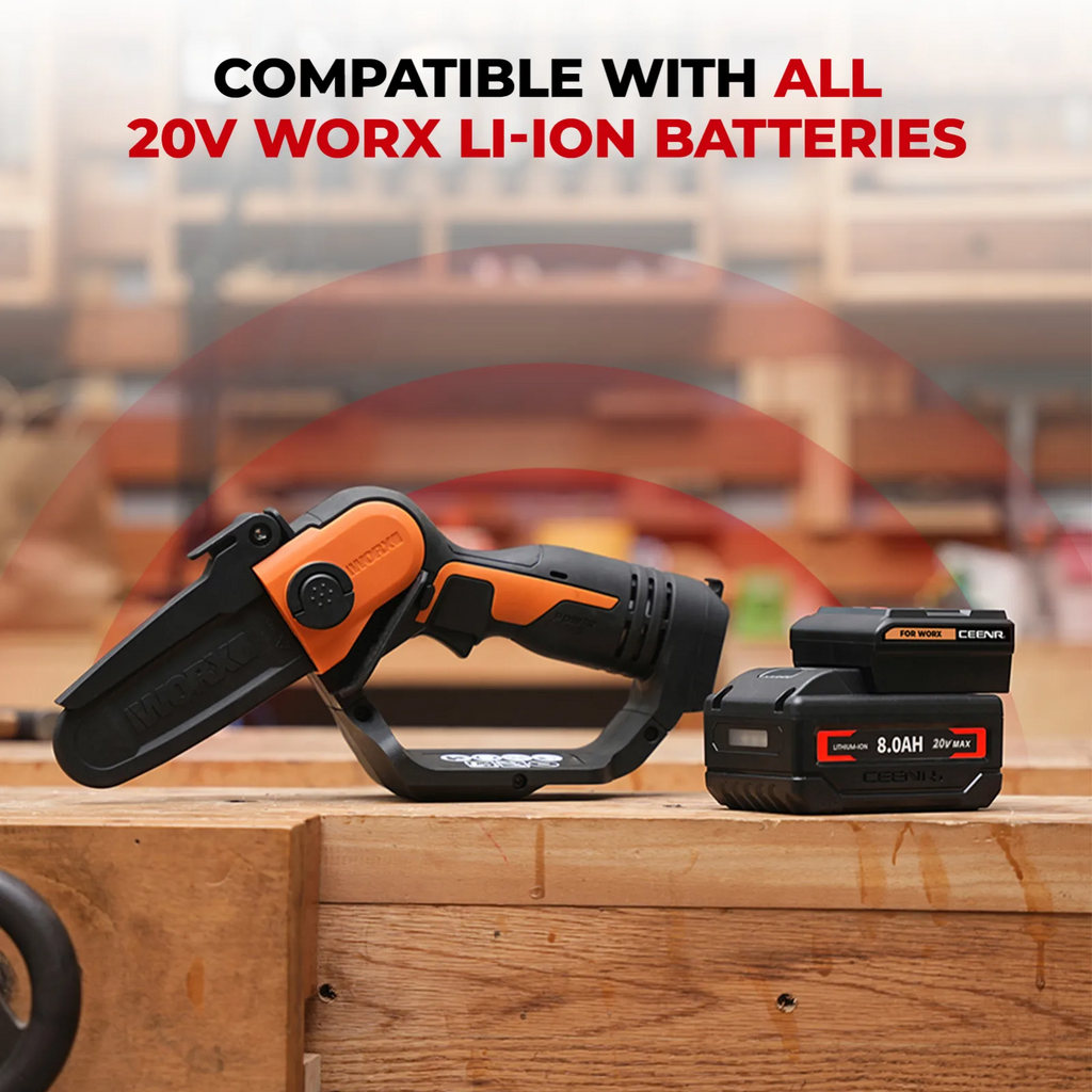 CEENR 45W USB-C-Powerbank-Adapter für Worx 20V WA3551 Akkus