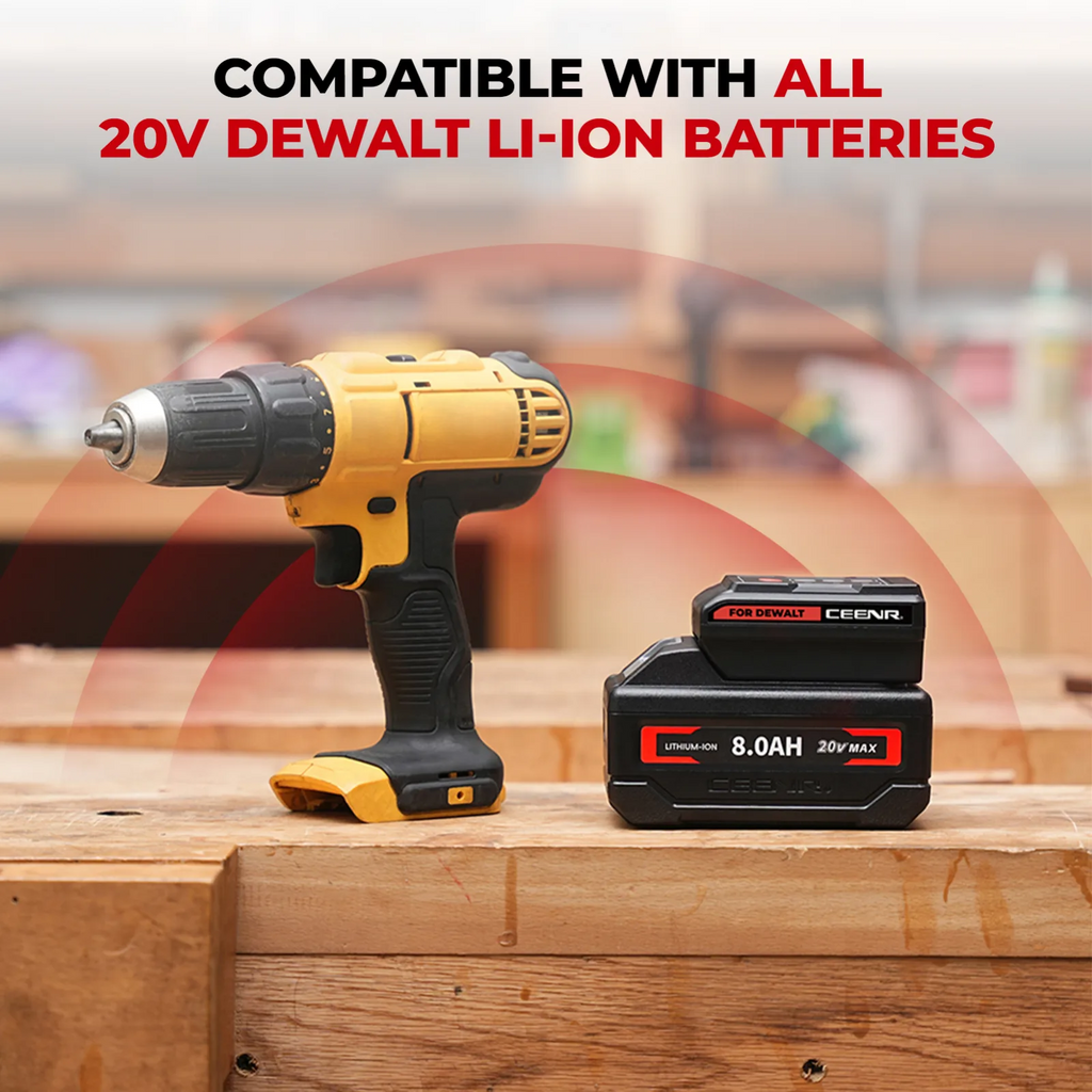 CEENR 45W USB-C-Powerbank-Adapter für DeWalt 20V Max Akkus