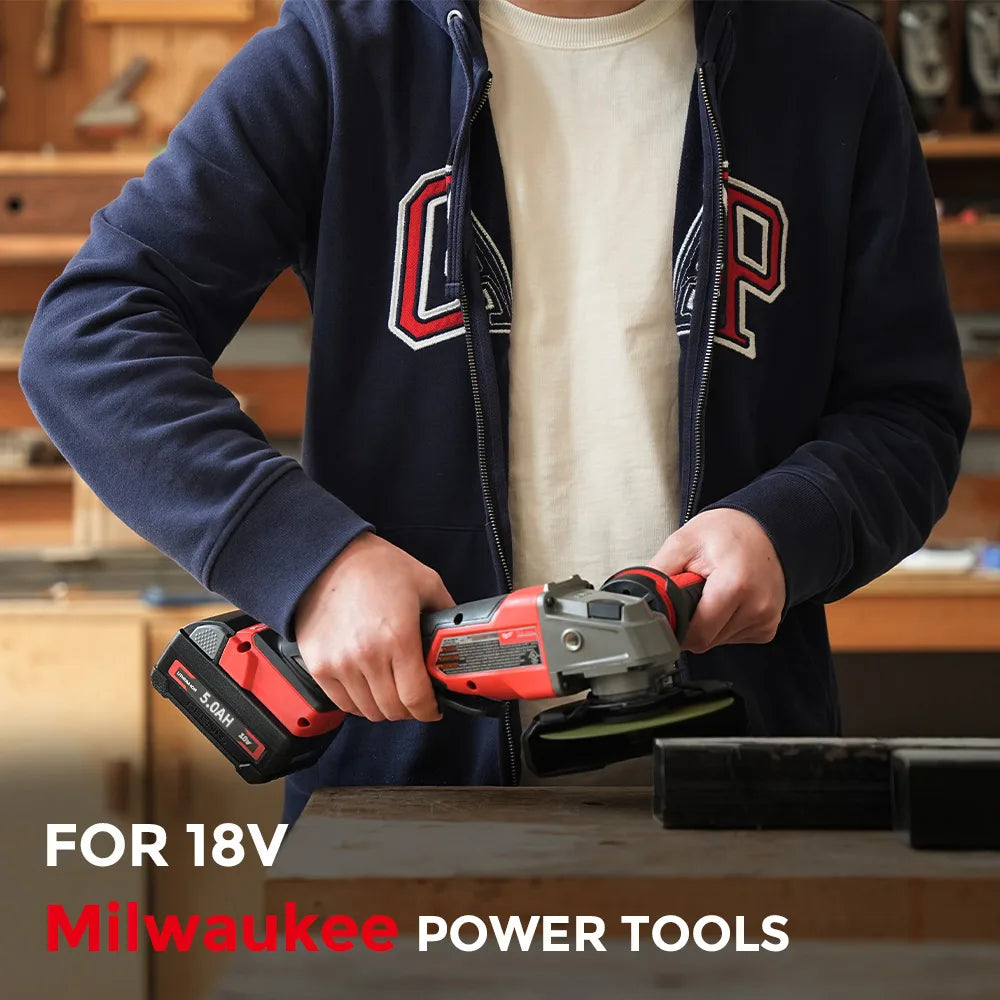 CEENR 5,0Ah Akku für Milwaukee 18V | Ersatz für Modell M18