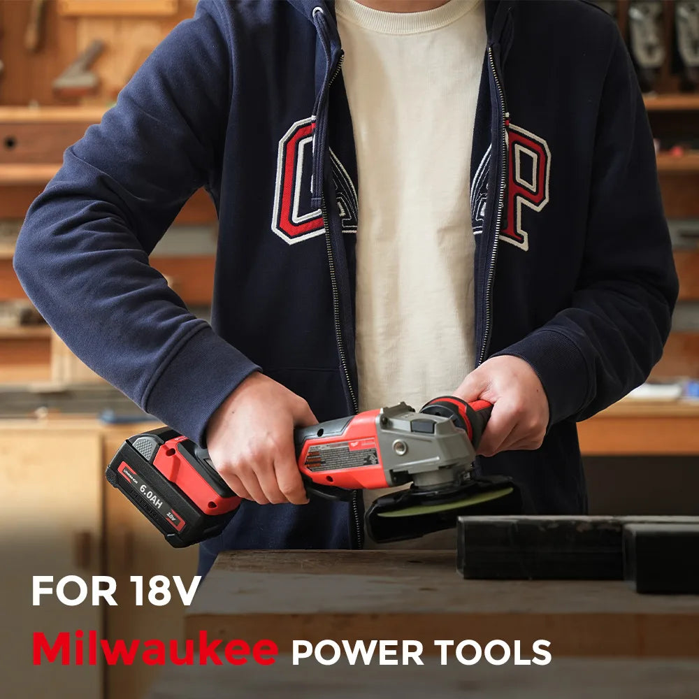 CEENR 6,0Ah Akku für Milwaukee 18V | Ersatz für Modell M18