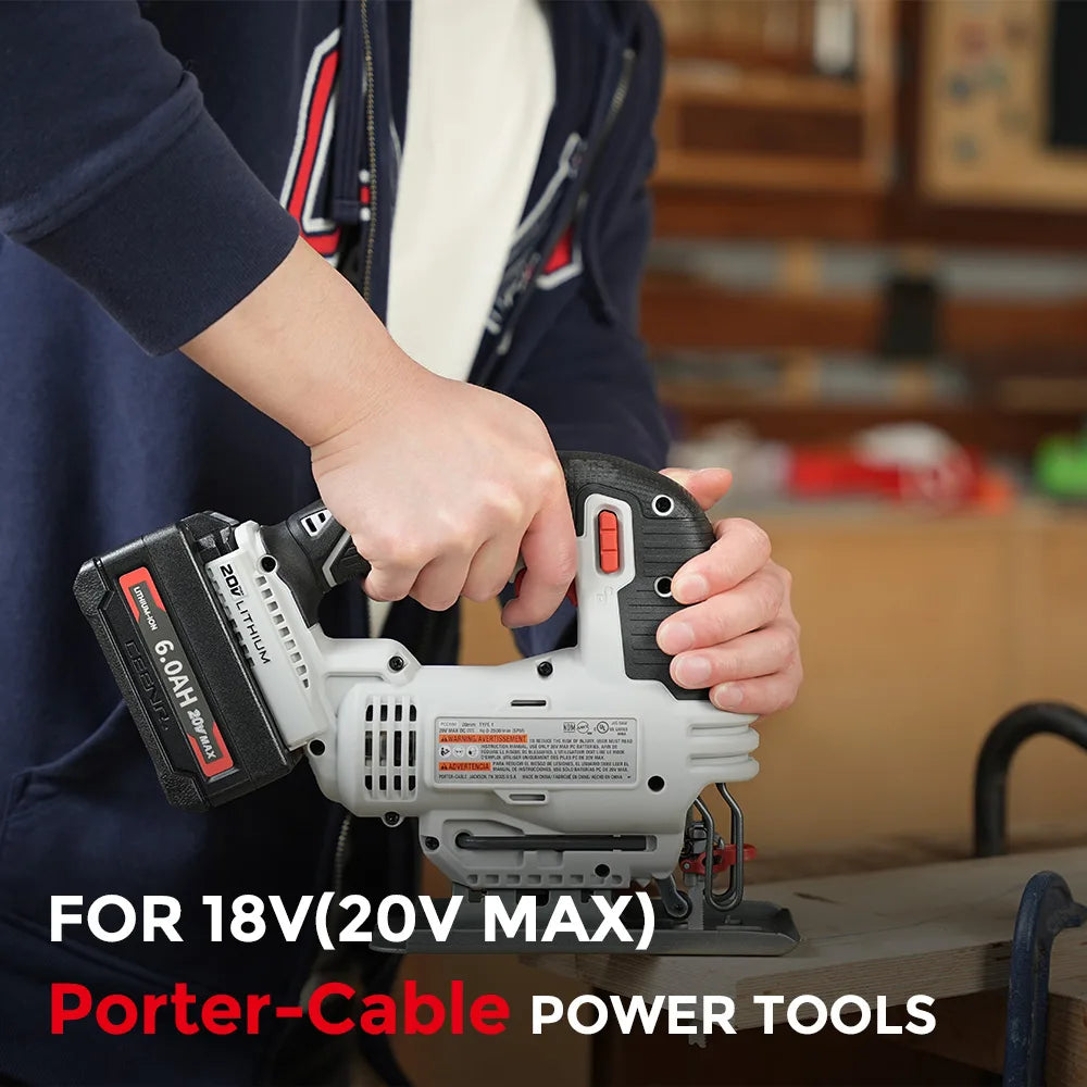 CEENR 6,0Ah Akku für Porter Cable 20V Max | Ersatz für Modell PCC685