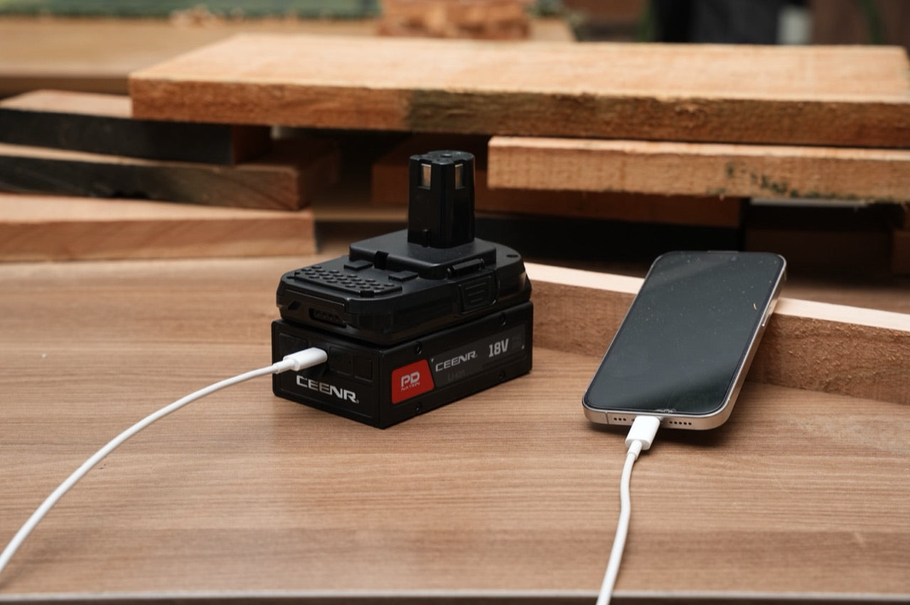 CEENR PDnation™ 8,0Ah Universal-Werkzeugakku — 1.600+ Werkzeuge, 100W USB-C