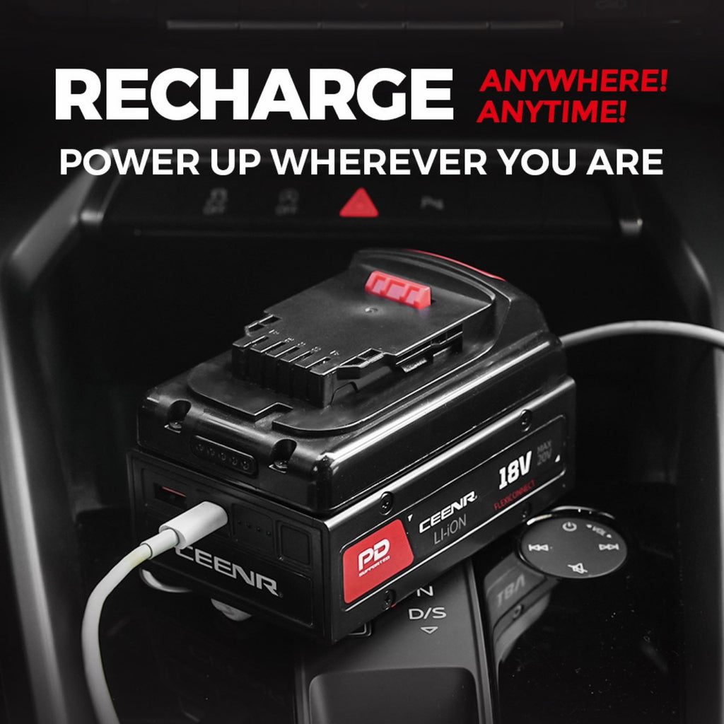 CEENR PDnation™ 4,0Ah Universal-Werkzeugakku — 1.600+ Werkzeuge, USB-C
